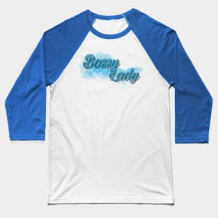 Bossy lady (blue) Baseball T-Shirt